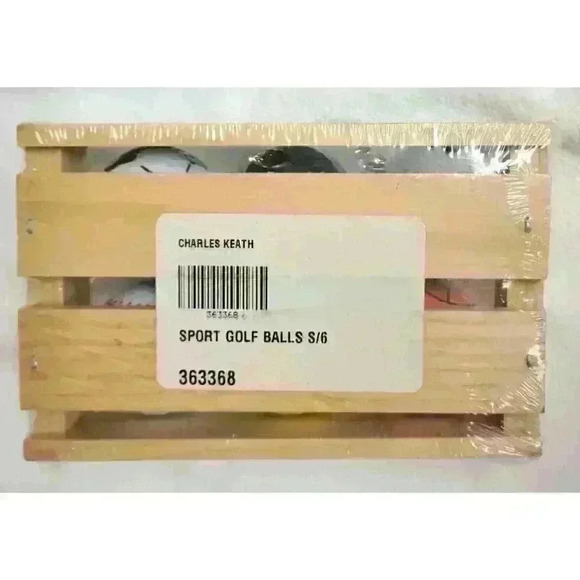 CHARLES KEATH Golf Ball Set of 6 Funny NOVELTY Present Gift Prize (Sports Balls) - Picture 2 of 2